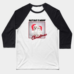 Cute santa dog and cat Baseball T-Shirt